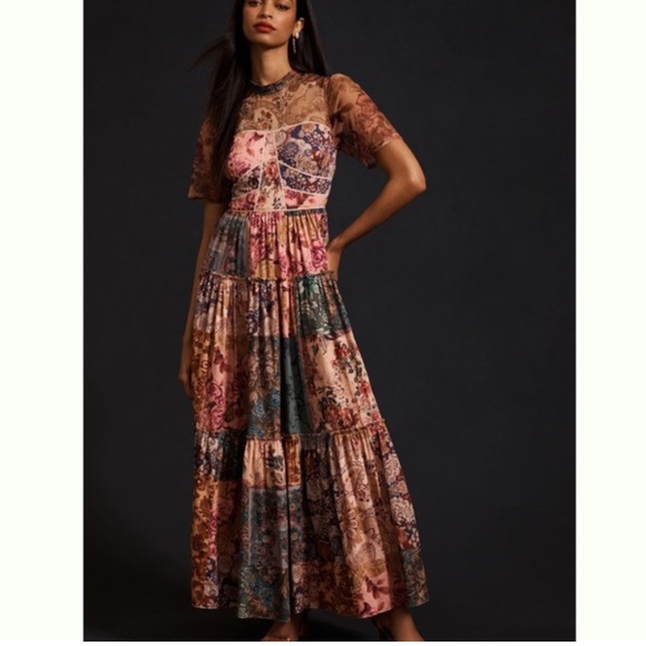 maternity party maxi dresses Pink Sequined Short Sleeves Sparkly Maternity Maxi Dress, Pink / XL